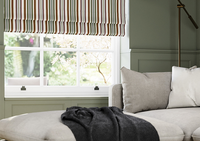 The British Stripe Co. Elizabeth, Highlands No.1 - Twist&Fit Roman Blind - Image 5